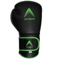 thumbnail image 4 of Athllete Durable and Comfortable Boxing Gloves Men and Boxing Gloves Women, Extra Thick Padding for Beginner Boxers and Training Fitness, Ideal for Both Men Boxer and Women Boxer (Black/Green, 8 oz), 4 of 6