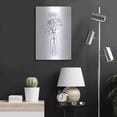 thumbnail image 6 of Luxe Metal Art 'Floral Bunch 3' by Line and Brush, Metal Wall Art, 16"x24", 6 of 7