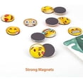 thumbnail image 5 of RV Imanes Emoji, 12 Piezas Imanes Sonrientes de Vidrio 3D para Nevera Adhesivo Fuerte para Decorar Refrigeradores, Pizarras Blancas, Taquillas Escolares, 5 of 5