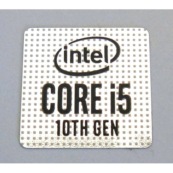 Intel Core i5 10th Generation Sticker 14 x 14mm / 9/16" x 9/16" [1022]