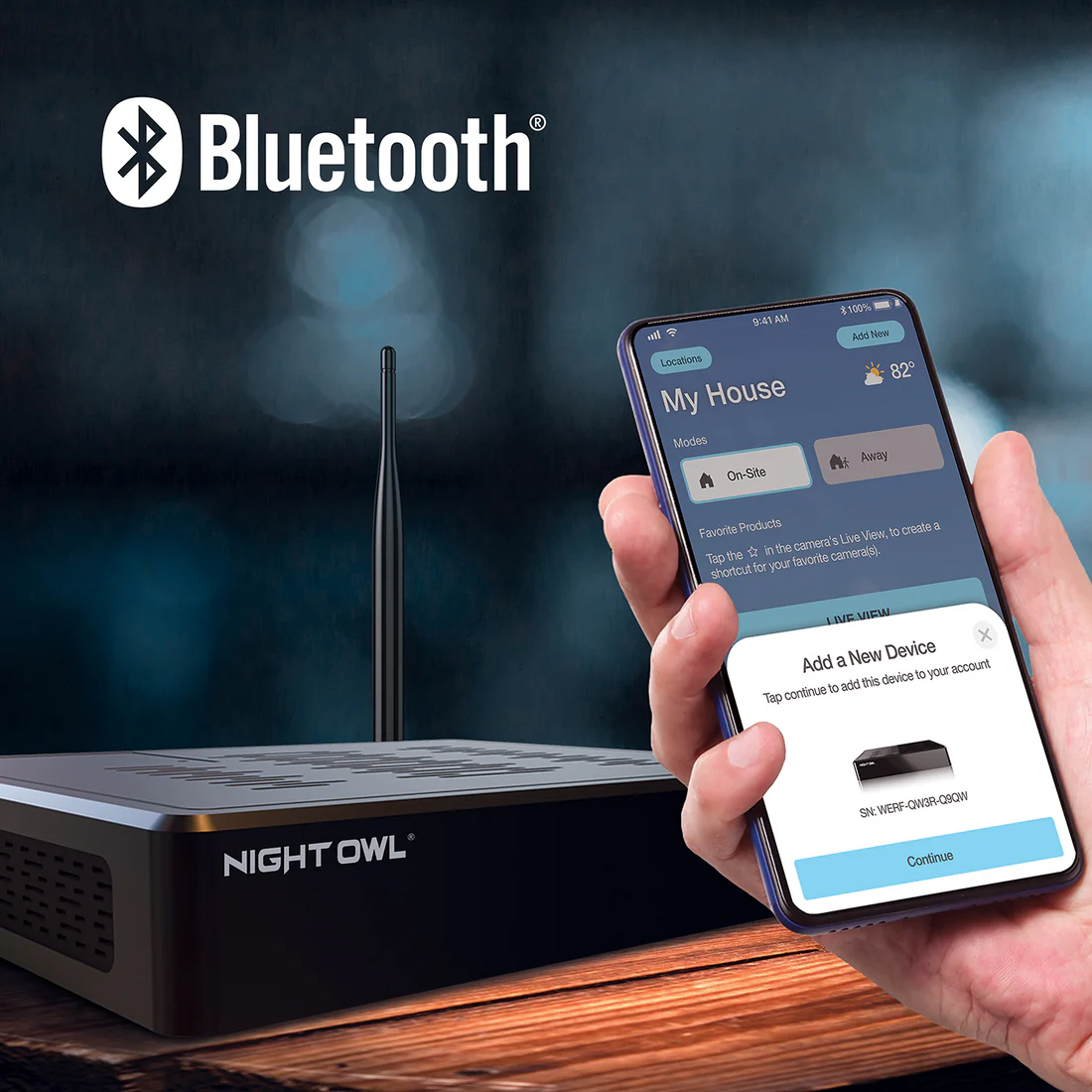 Night Owl 10 Channel 4K Wi-Fi NVR Security System with 2TB Hard Drive and 8 Wi-Fi IP 4K Deterrence Cameras with 2-Way Audio