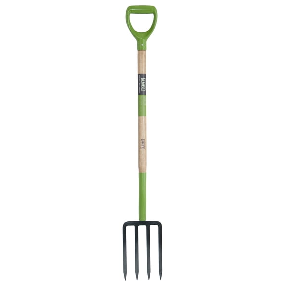 The AMES 2826200 Ames 4-Tine Forged Spading Fork