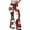 Red, variant on Christmas Women's Pants Christmas Graphic High Rise Slim Flare Trousers Bell Bottom Stretch Fabric Long Pants Trendy Fall Autumn Bottoms Pink XL