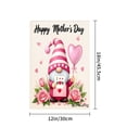 thumbnail image 4 of Amhnf Happy Mothers Day Gnome With Heart Balloon And Roses Garden Flag For Home Outdoor Garden Yard Decor 12x18 inch, 4 of 5