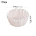 thumbnail image 4 of kkbbma under $5 100PCS Cupcake Paper Baking Cups Wrapper Liners Cake, Air Fryer Liners Disposable, Parchment Paper Liner, Non-Stick Basques Cake Paper for Air Fryer,Microwave,Oven,Baking, 4 of 9