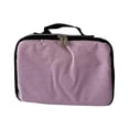 thumbnail image 3 of Organizador de Gafas Estuche de Exhibición para Anteojos Bolsa Portátil Compartimentos Adaptables Forro Protector Material de Poliéster Adecuado para Rosa, 3 of 8