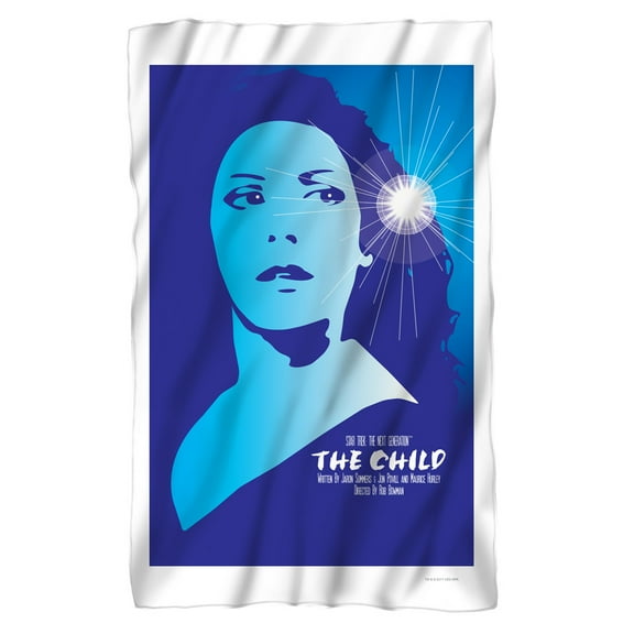 Star Trek TNG Season 2 Episode 1 Fleece Blanket (36x58)
