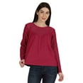 thumbnail image 1 of Moomaya Haut en Dentelle Style Victorien pour Femmes Manches Longues Tunique Décontractée, 1 of 6