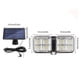 thumbnail image 3 of Solar Outdoor Wall Light | Motion Sensor Floodlight | 16W 300LM | Dual Adjustable Heads | Remote Control | Wide Angle LED | Fast Charging Polycrystalline Solar Panel | ABS Housing | 21.4x17.7x7.1 cm, 3 of 8