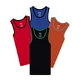 thumbnail image 2 of Buyless Fashion Camisoles Garçon à Encolure Dégagée Sans Étiquette en Coton Doux (Lot de 4), 2 of 8