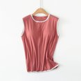 thumbnail image 2 of fatyb Tank Tops for Women with Built in Bra Sleeveless Comfy Padded Shirts Womens Crew Neck Casual Blouses, 2 of 7