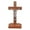 Jc-6010-e, variant on Wooden Walnut Finish Standing Catholic Crucifix Cross with Silver Toned Jesus Christ, 6 Inch