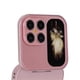 thumbnail image 4 of 2G Flip Mobile Phone for Seniors, Dual SIM, FM Radio, Media Player, LED Flashlight, HD Rear Camera, Small Flip Mobile Phone with Lanyard, Pink, 4 of 4