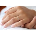 thumbnail image 4 of Adorable Baguette and Round Diamond Moissanite Engagement Ring, 4 of 8