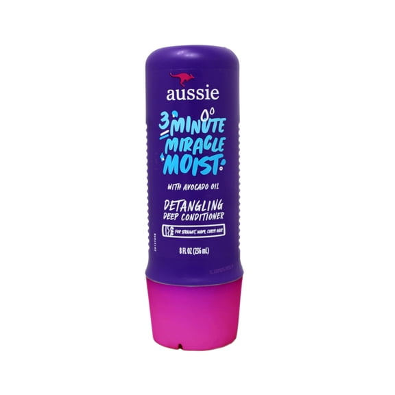 Aussie, 3 Minute Miracle, Moist Deep Conditioner, with Avocado & Australian Jojoba Oil, 8 fl oz
