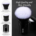 thumbnail image 4 of Makeup Brush Kabuki Face Brushes Retractable Travel Blush Kabuki Brush Portable Flawless for Foundation, Powder Blush, Bronzer, Buffing, Liquid, Cream, Cruelty Free with Cover(Brown), 4 of 13