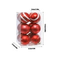 thumbnail image 2 of Hwkond Indoor Christmas Decor Christmas Plating Ball Christmas Hangings Painted Christmas Ball Plastic Ball Colourful Christmas Ball Hanging Decoration Ball., 2 of 5