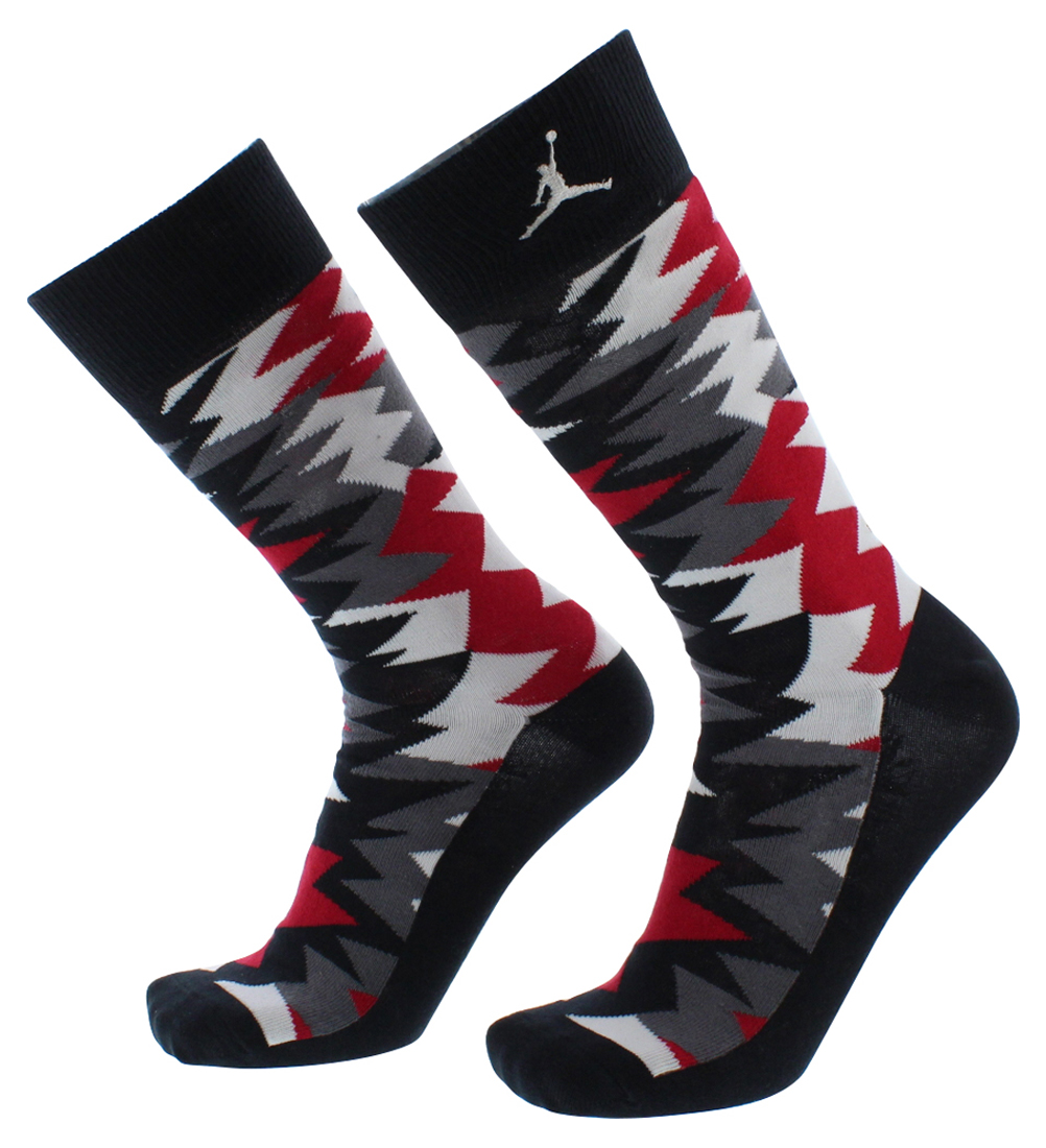 Jordan Mens Retro 7 Sneaker Socks Black