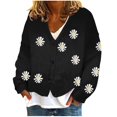 thumbnail image 2 of Puntoco Chaqueta Informal Con Botones Y Estampado De Moda Para Mujer, 2 of 5