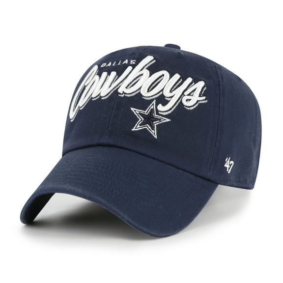 Women's '47  Navy Dallas Cowboys Ariana Clean Up Adjustable Hat