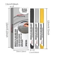 thumbnail image 3 of Car Touch Up Paint Pen & Clear Coat 3-Pack – Quick-Dry Scratch Repair Kit for Minor Scratches, 10ml, Color Match Restoration & UV Protection (Easy as a Pen) multicolor, 3 of 9