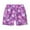 Purple, variant on Xmyrz Boy Athletic Shorts Summer Shorts Comfortable Relaxation Beach Shorts Cartoon Loose High Waisted Shorts Cute Shorts