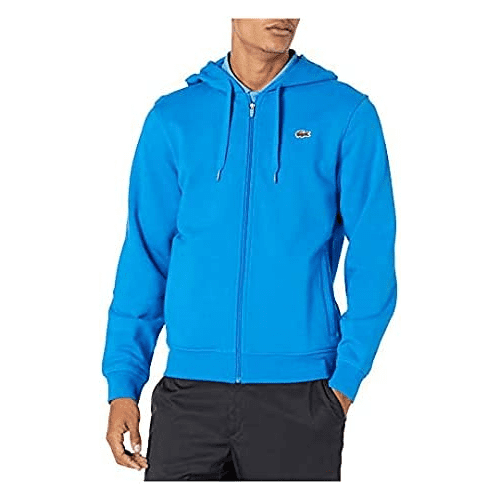 Lacoste Men's Long Sleeve Fleece Full Zip Hoodie Sweatshirt - Walmart.com