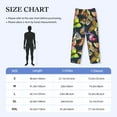 thumbnail image 2 of Mens Pajama Pants - Soft Sleep & Lounge Pants for Men, Butterfly Wild Insect Cuteness Casual PJ Bottoms Pants with Pockets, 2 of 5
