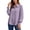Purple, variant on Button Down Shirts for Women Smocked Cuffed Solid Colors Shirt Work Office Casual Collar Long Sleeve Tops