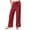 A02 Red, variant on Cbcbtwo Wide Leg Linen Pants Women Drawstring High Waist Summer Pant Lightweight Flowy Beach Vacation Outfits with Pockets M