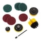thumbnail image 4 of Cepillo de taladro limpiador eléctrico, 11 piezas Accesorio de cepillo de taladro Juego de accesorios de cepillo de taladro Kit de almohadilla de cepillo limpiador eléctrico Eficiencia óptima, 4 of 8