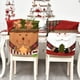 thumbnail image 3 of Cateissary Funda para silla de Navidad en 3D, dibujos animados de Papá Noel, alce, suministros para arreglos de sala de estar, funda protectora para Kits de decoración para fiestas Alce Cateissary HA069385-03, 3 of 6