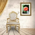 thumbnail image 3 of Rodriguez, Jairo 19x24 Gold Ornate Wood Framed with Double Matting Museum Art Print Titled - Red Lotus II, 3 of 4