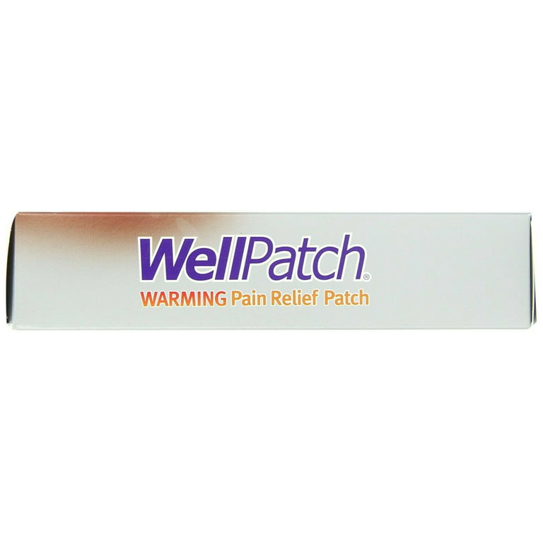 WellPatch Warming Pain Relief Patch 4 Each (Pack of 6) - Walmart