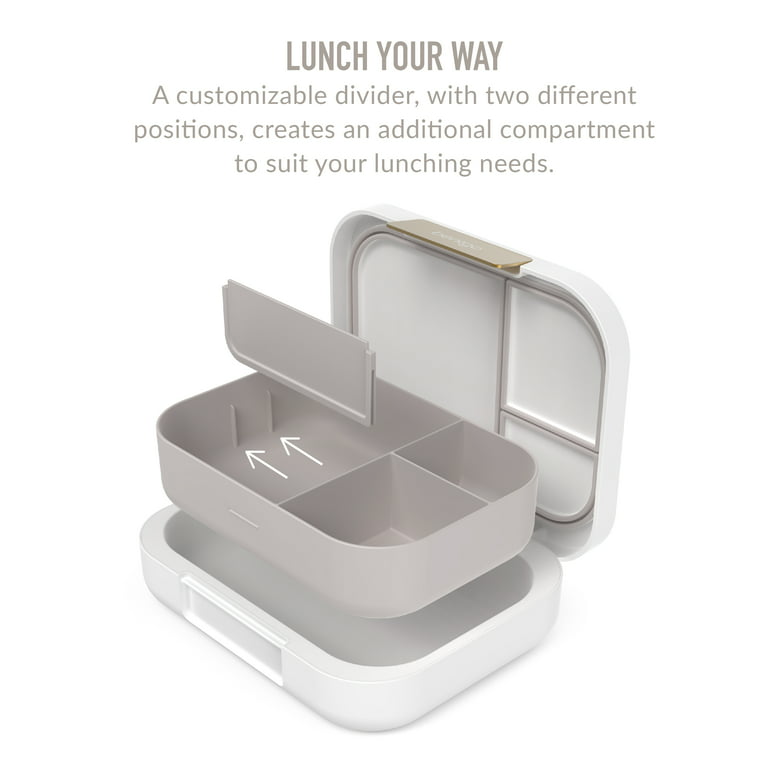 Bentgo® Modern - Versatile 4-Compartment Bento-Style Lunch Box,  Leak-Resistant, Ideal for On-the-Go Balanced Eating - BPA-Free, Matte  Finish and