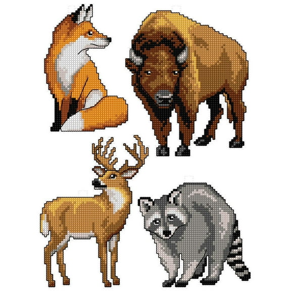 "Forest Animals" 125CS Counted Cross-Stitch Kit