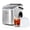 Silver, variant on MegaChef 26 Pound Countertop Bullet Ice Maker in Black with Basket and Scoop