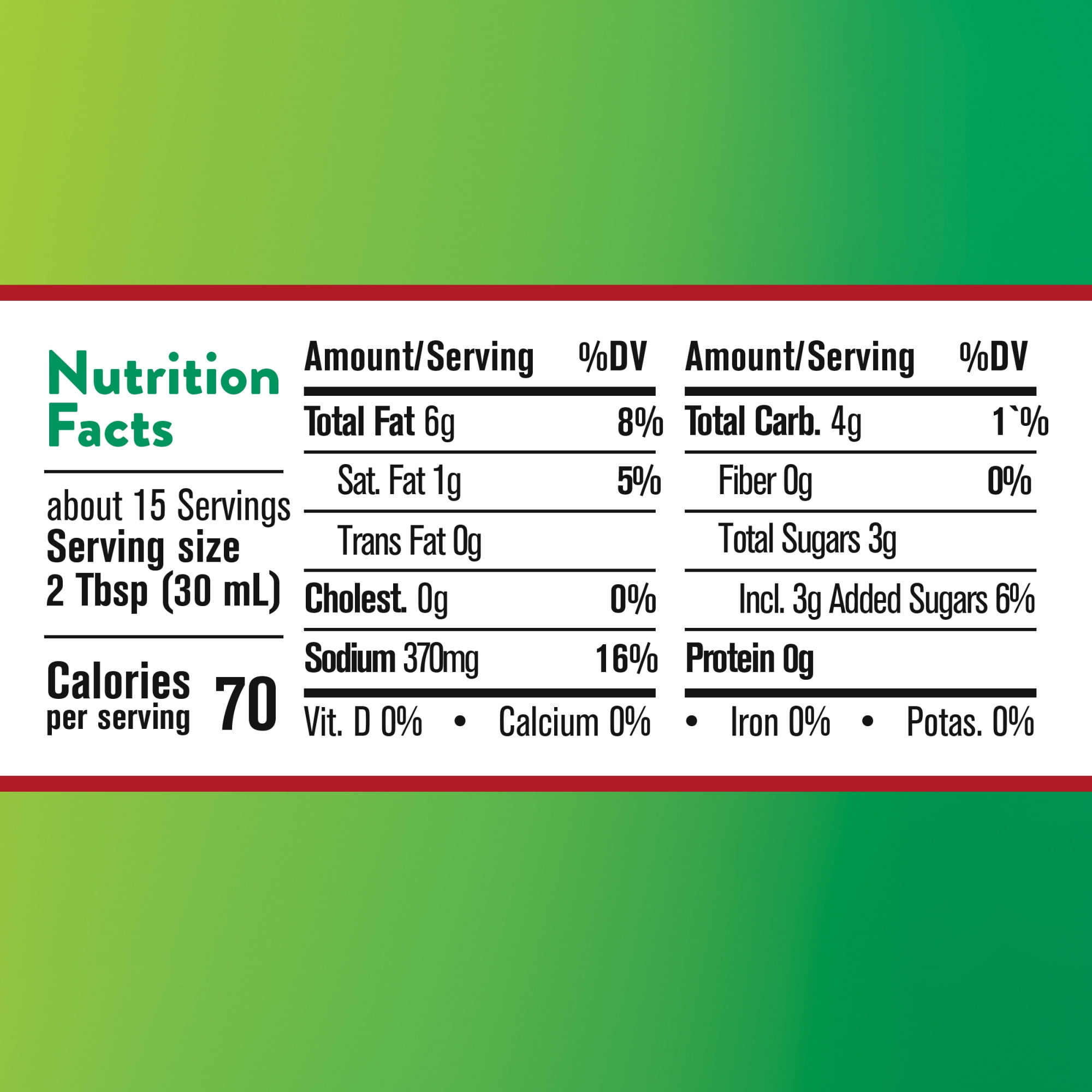 (6 pack) Wish-Bone Zesty Robusto Italian Salad Dressing, 15 fl oz