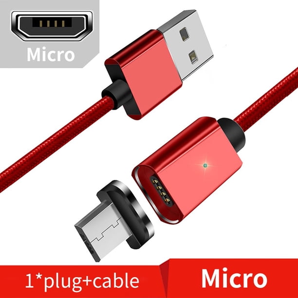 Suministro Al Por Mayor Cable De Carga Rápida Magnética Tipo C, Adaptador 3 En 1 Con Cable Trenzado De Nylon Para Compatibilidad Universal, Cable Micro USB De Carga Rápida Para Teléfonos Inteligent