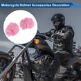 thumbnail image 3 of Accesorios de Casco de Motocicleta Decoración Orejas de Oso Redondas para Cascos de Motocicleta Bicicleta Esquí Color Durazno Pegatina 1 Juego, 3 of 6