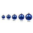 thumbnail image 3 of Bolas de plata claras grandes de 15 cm para decoración de árboles de Navidad, adornos para bodas, fiestas de Navidad para Año Nuevo 2023, decoración del hogar, regalo de Navidad, 3 of 5