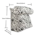 thumbnail image 4 of Soft Triangle Cushion For Bed Headboard Comfortable Support Pillow Backrest For Reading Relaxing In Bedroom Head Pillow Four Styles, 4 of 5