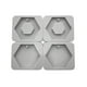 thumbnail image 1 of Moldes de silicona para cera, molde para velas de flores de jabón, manualidades de arcilla (hexágono), 1 of 8