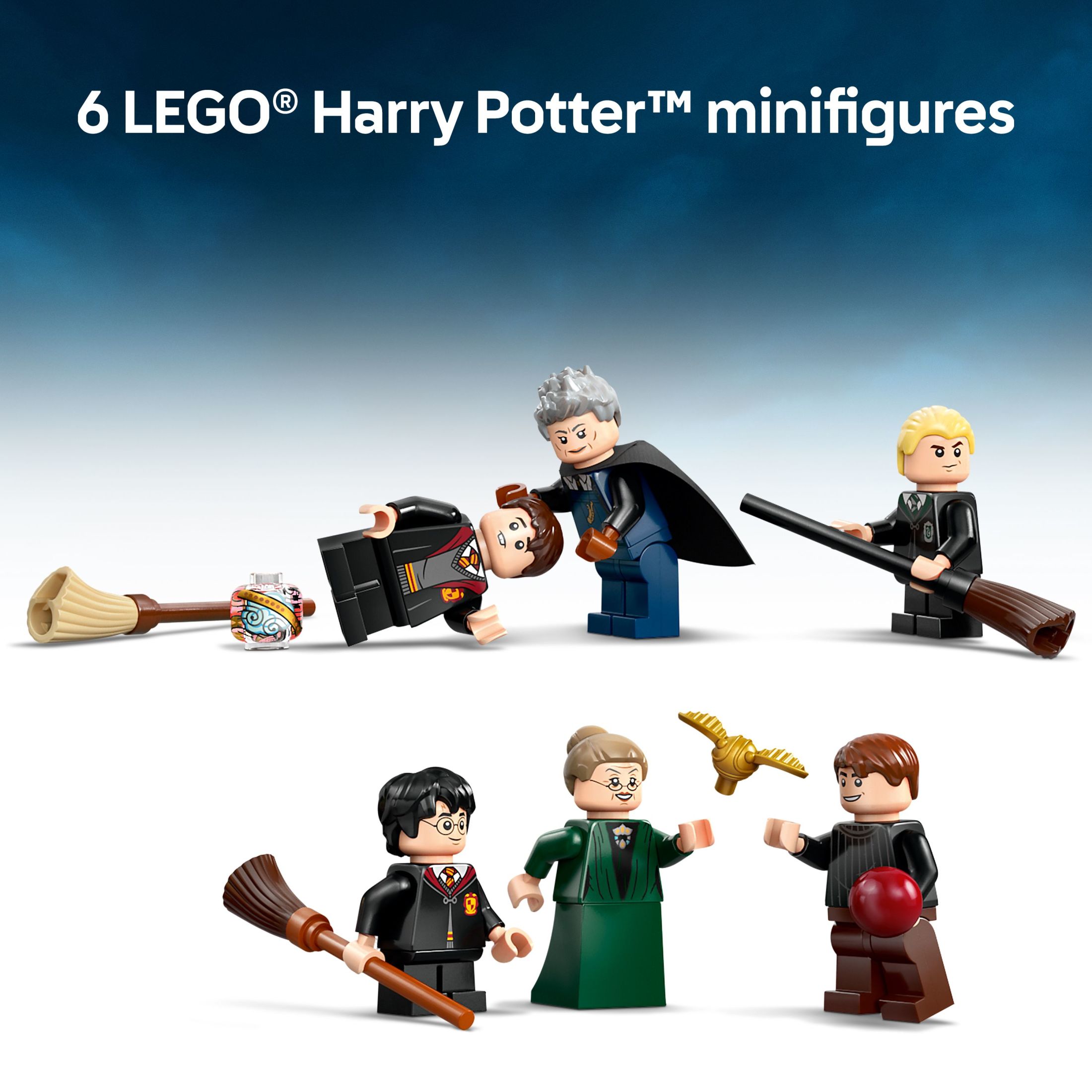 LEGO Harry Potter Castillo de Hogwarts: Lecciones de Vuelo Juguete de Construcción - Juguete de Magia para Niños y Niñas, Fans de Harry Potter, Mayores de 9 Años - Idea de Regalo de Cumpleaños - 76447 5