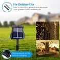 thumbnail image 4 of Cadena de luces solares en forma de cascada ZNYCYE 200 LED, 8 modos, IP65, 4 of 7