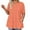 502_Orange, variant on Sweet Home Farm Short Sleeve Shirts for Women Plus Size Tops Summer Petal Casual Tshirts Tunic Blouses T Shirts for Women Dark Blue