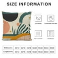 thumbnail image 5 of JEUXUS  Boho Pillow Covers  Mid Century Bohemian Style Farmhouse Decorations Throw Pillow Covers Beige Abstract Art Outdoor Decorative Cushion Case for Couch Sofa Home, 5 of 5