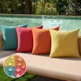 thumbnail image 6 of Lksixu Outdoor Waterproof Pillow Covers, 18x18 Inch Solid Color Throw Pillow Covers, Decorative Square Cushion Cases Farmhouse Pillowcase for Tent Couch Balcony Sunbrella and Patio Furniture, 6 of 9