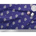 thumbnail image 2 of Soimoi Polyester Crepe Fabric Diamond & Paisley Block Print Sewing Fabric Yard 42 Inch Wide, 2 of 3