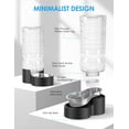 thumbnail image 6 of 2.5 Gallon Automatic Dog Water Dispenser【Wide Mouth for Easy Hand-in Cleaning】【Removable Stainless Steel Bowl】, Gravity Refilling Large Capacity for Cats and Dogs, Multi-Pet Homes, 6 of 6